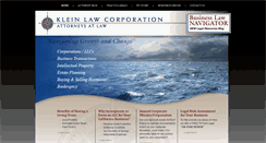 Desktop Screenshot of kleinlawcorp.com